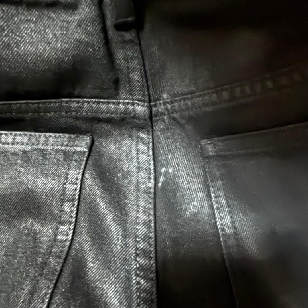 パンツ goar.archive STRAPPED OIL FLARE PANTS S