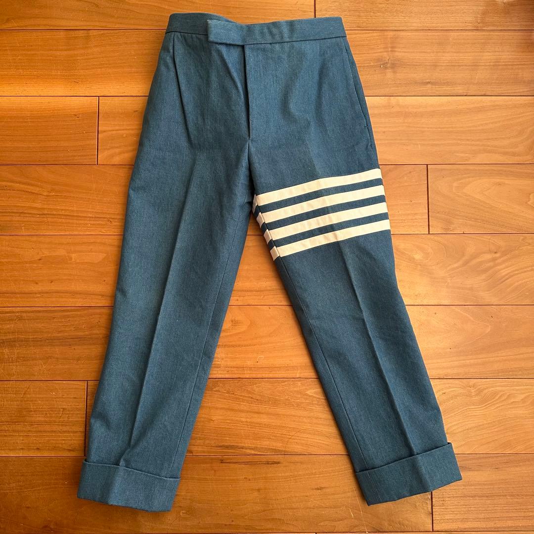 THOM BROWNE. SIZE.1 デニム4BARスラックス