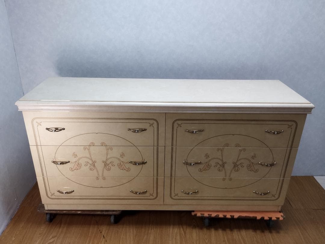 K♢137 サルタレッリ フローレンス ダブルドレッサーチェスト 6引出し