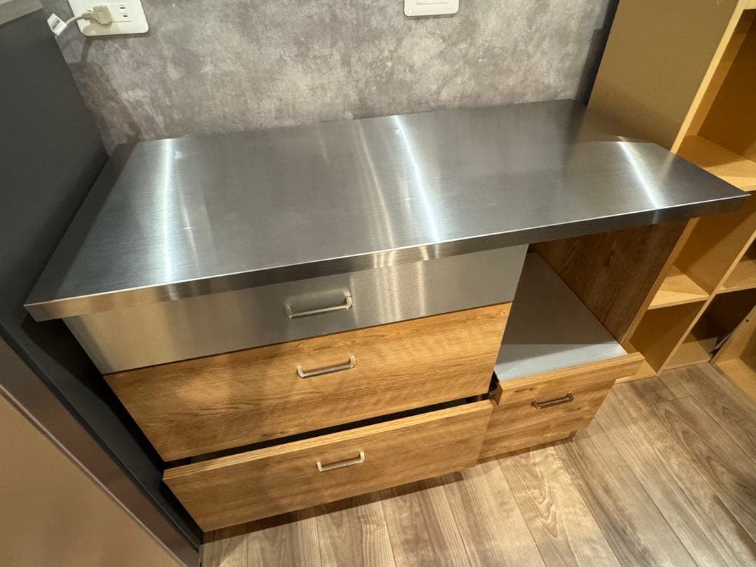 LUCIDO キッチンカウンター ステンレス105