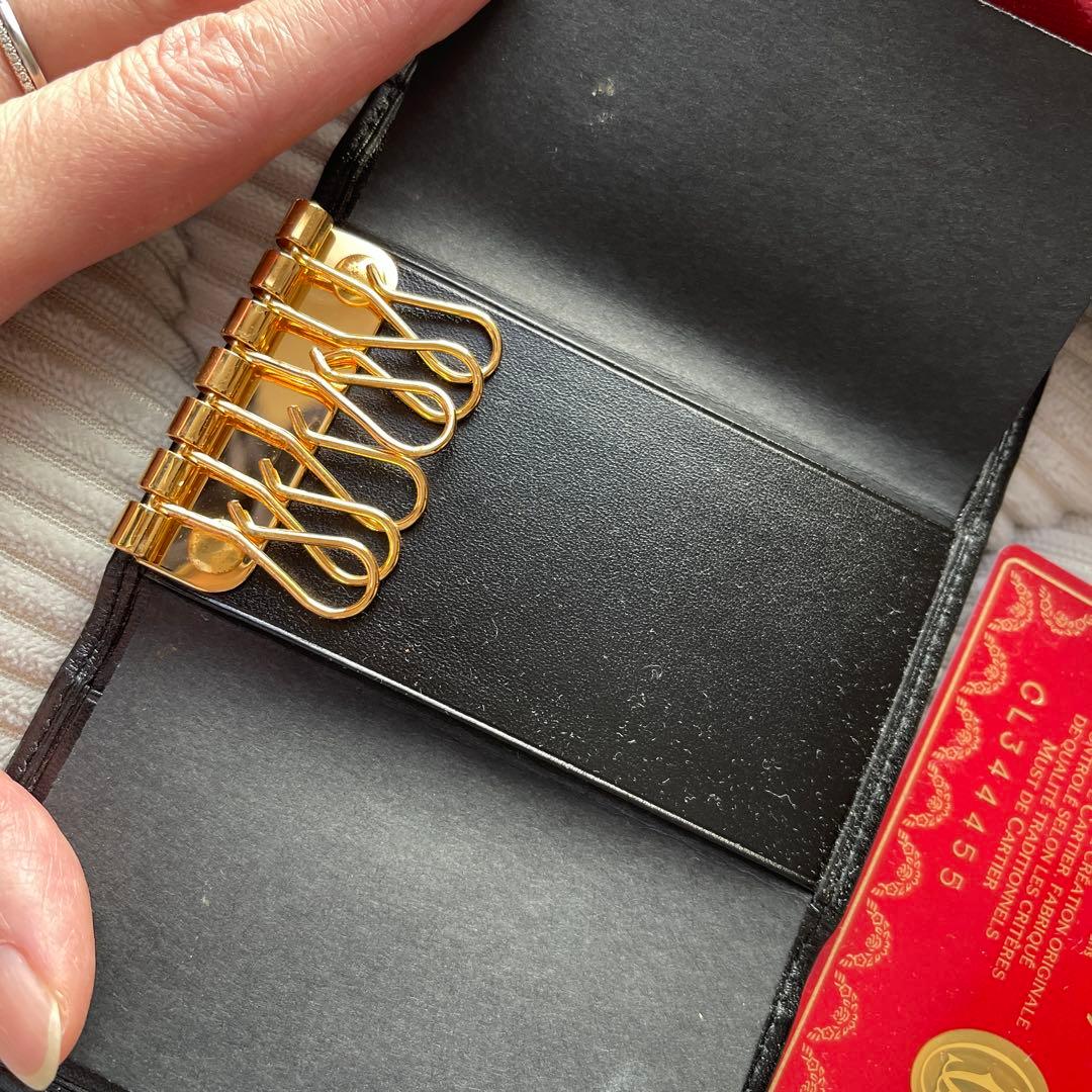 カルティエ キーケース ブラック