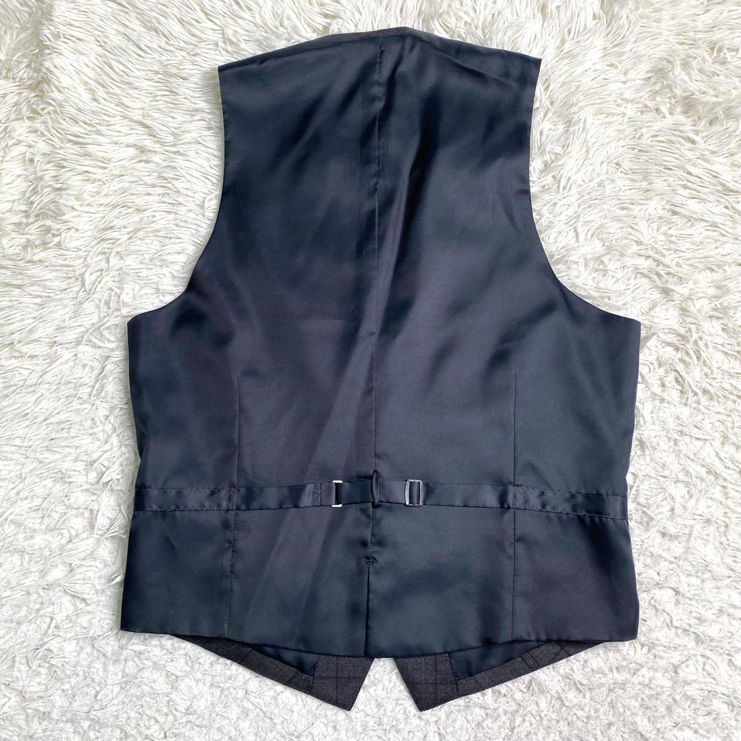 美品✨スーツセレクト セットアップ スリーピース チェック L BIELLA