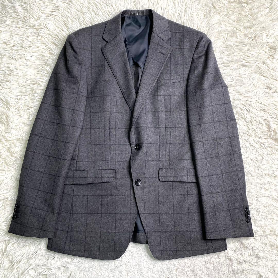 美品✨スーツセレクト セットアップ スリーピース チェック L BIELLA