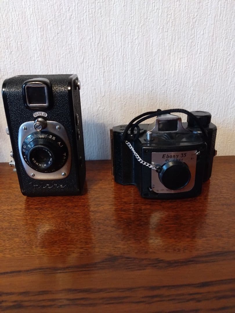 ★レアなMICKEカメラとEbonyカメラボルタ判カメラ美品2台★