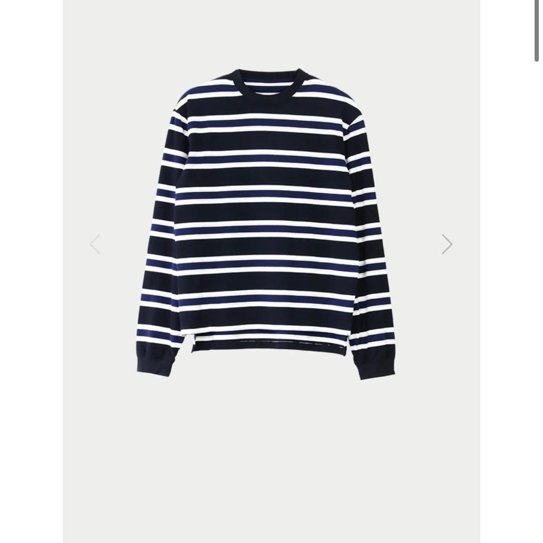 machatt マチャット　今季★ ボーダーロンT ブラック