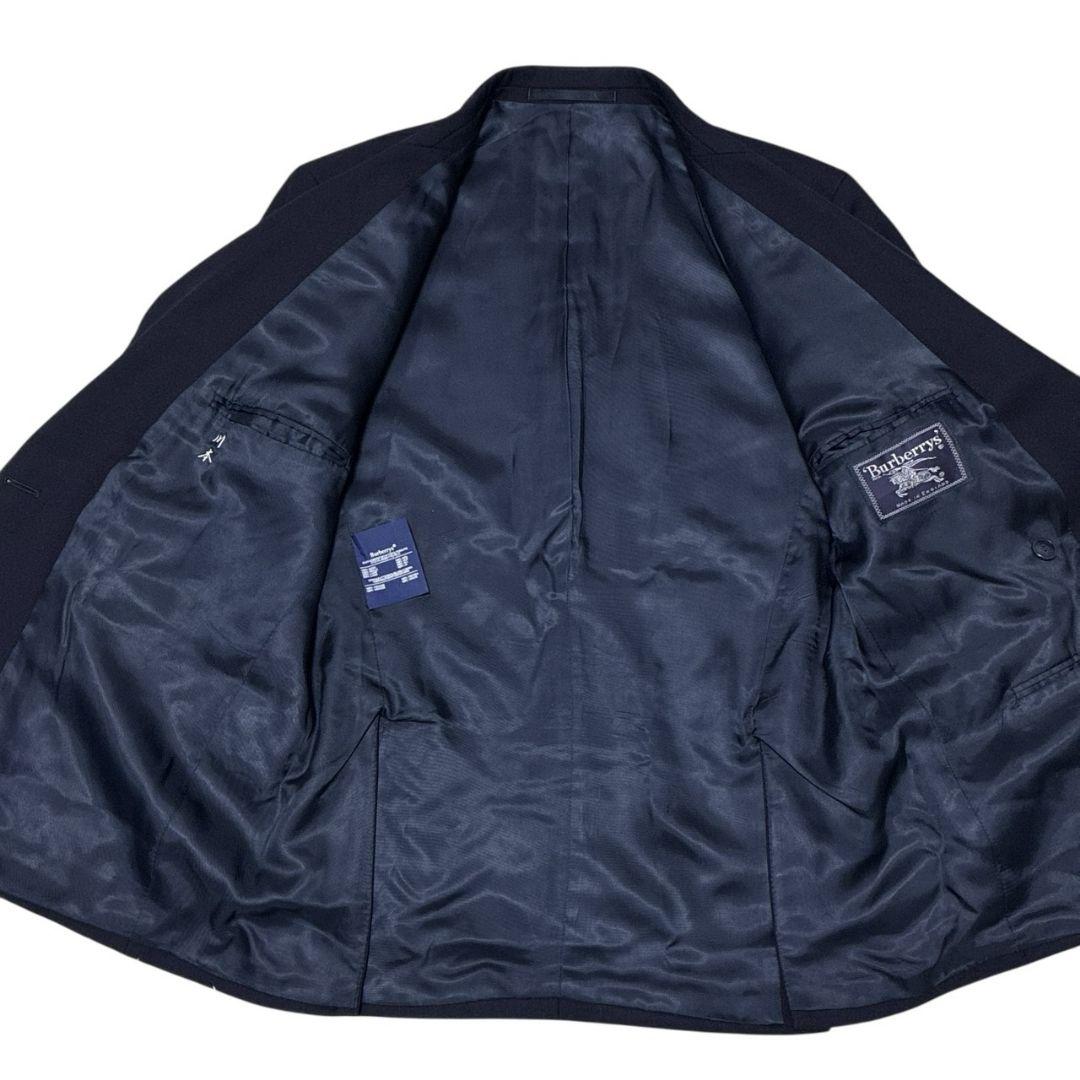 極美品★Burberrys バーバリー ダブルジャケット 紺ブレ 金ボタン 48