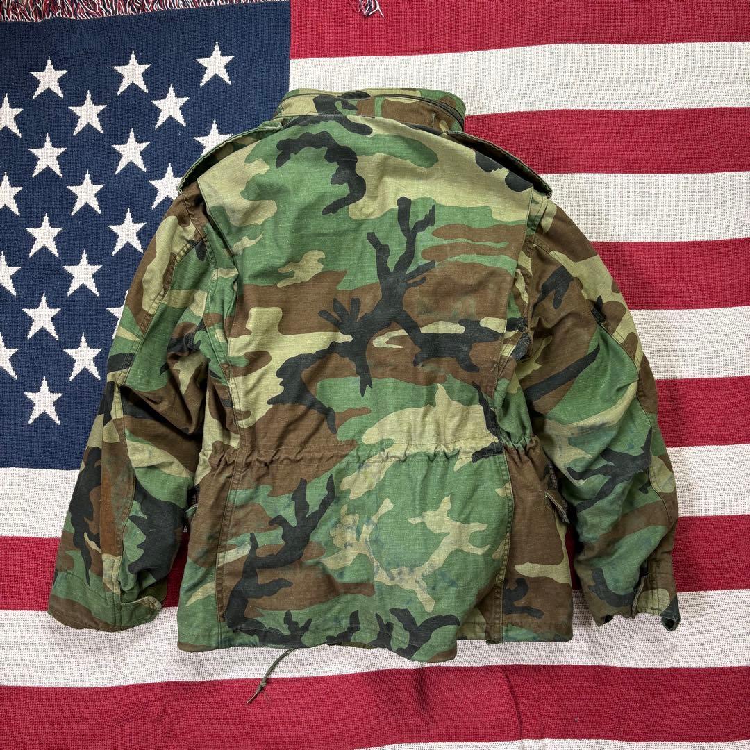 U.S.ARMYM-65FIELD JACKET ウッドランドカモ ライナー付き