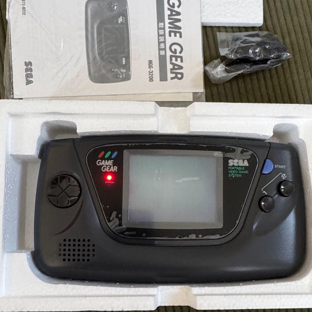 美品 SEGA GAME GEARゲームギア 本体 HGG-3210