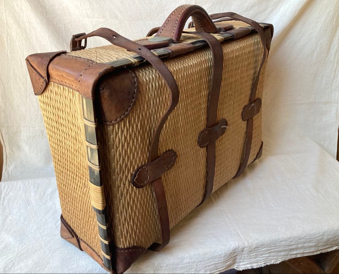 古道具　ピクニックバスケット　行李