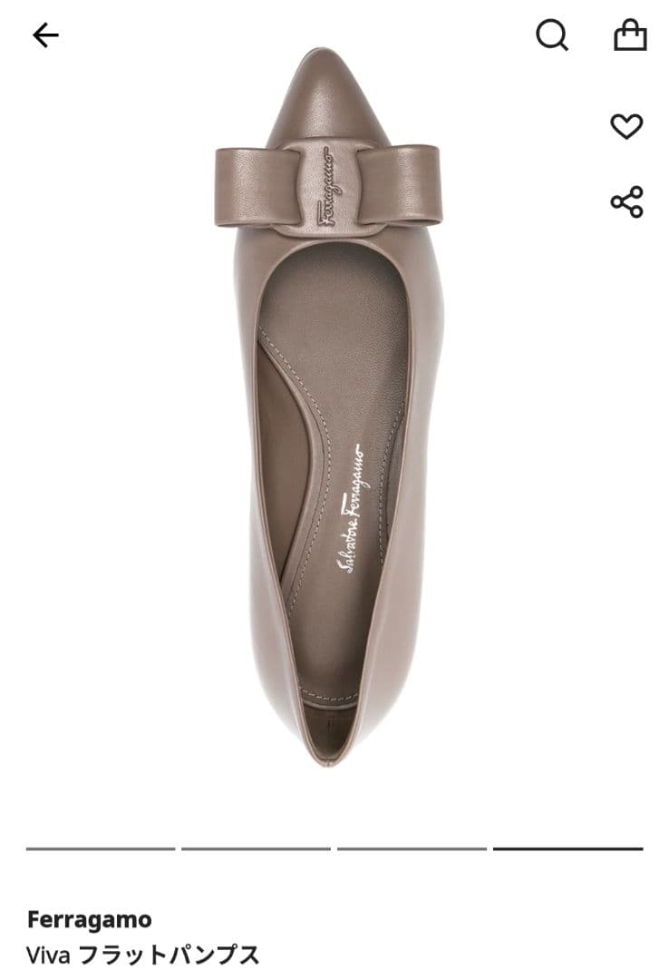 Salvatore Ferragamo Vivaフラットバンプス　サイズ9