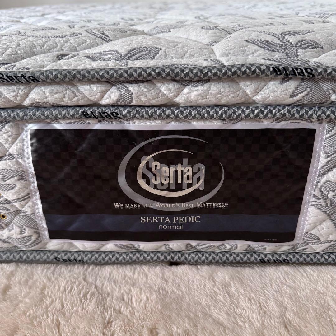 美品 Serta サータ マットレス 幅1500×長1960×厚265mm