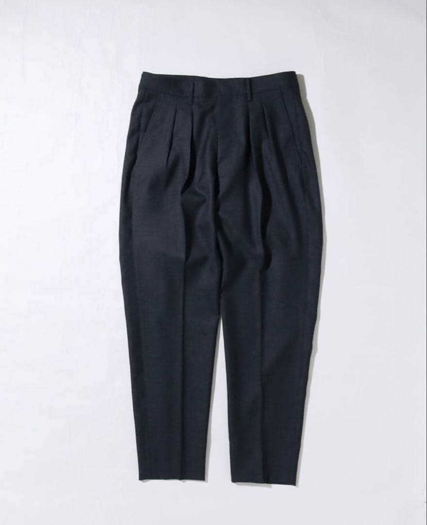 MBハイエンド尾州ウールスラックス　チャコールグレー　S