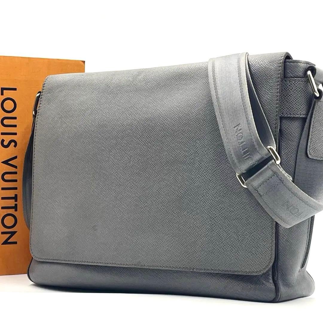 ルイヴィトン タイガ ロマンMM グラシエ ショルダーバッグ クロスボディ