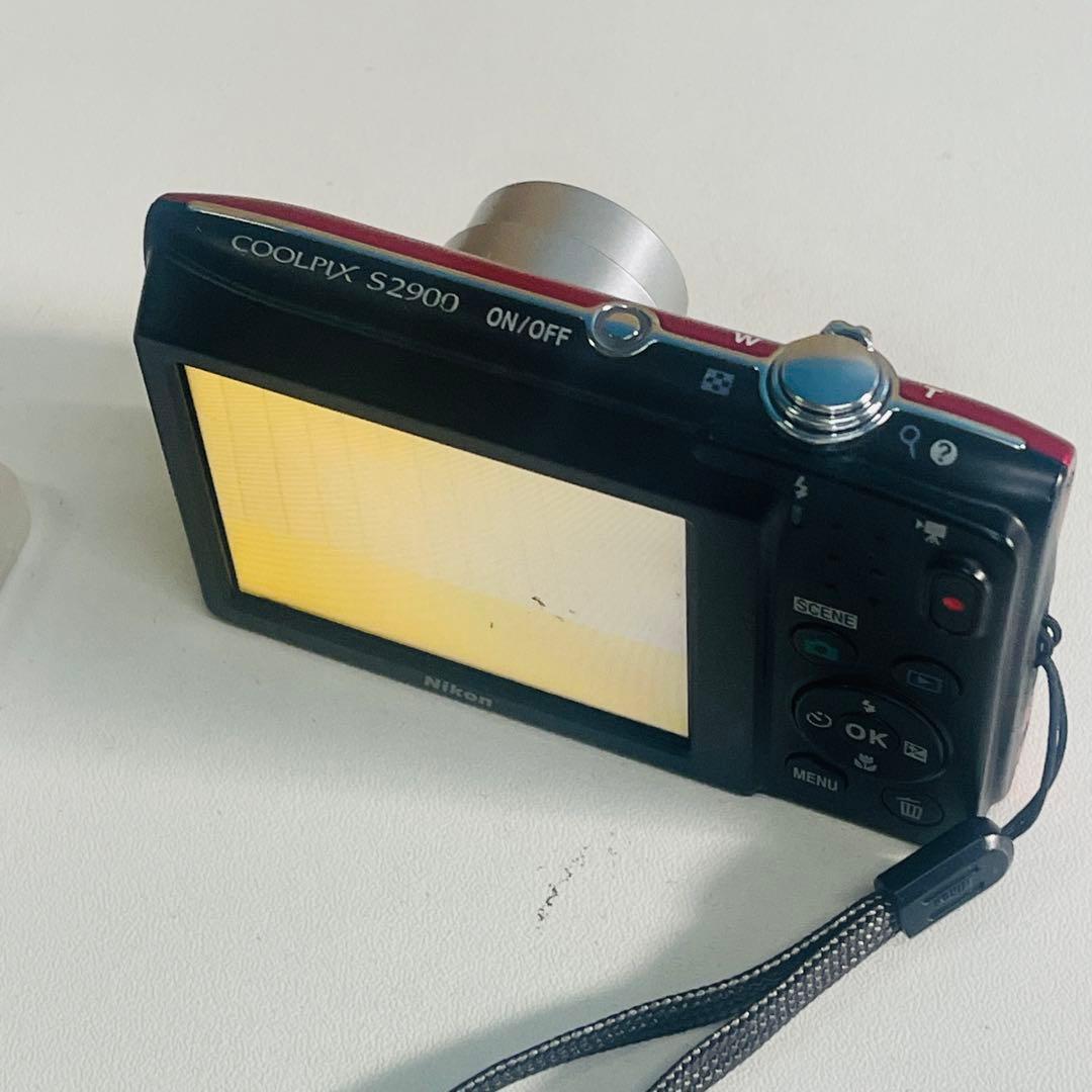 Nikon COOLPIX S2900 レッド動作確認済み