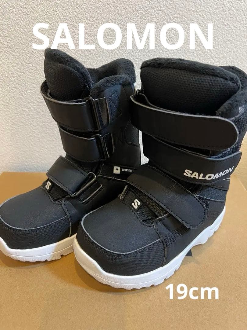 SALOMON 子ども用スノーボードブーツ 19cm