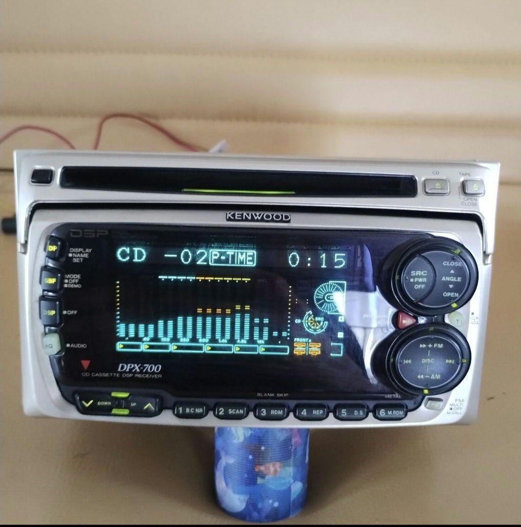 当時物KENWOOD DPX-700 CD・カセットデッキスペアナ