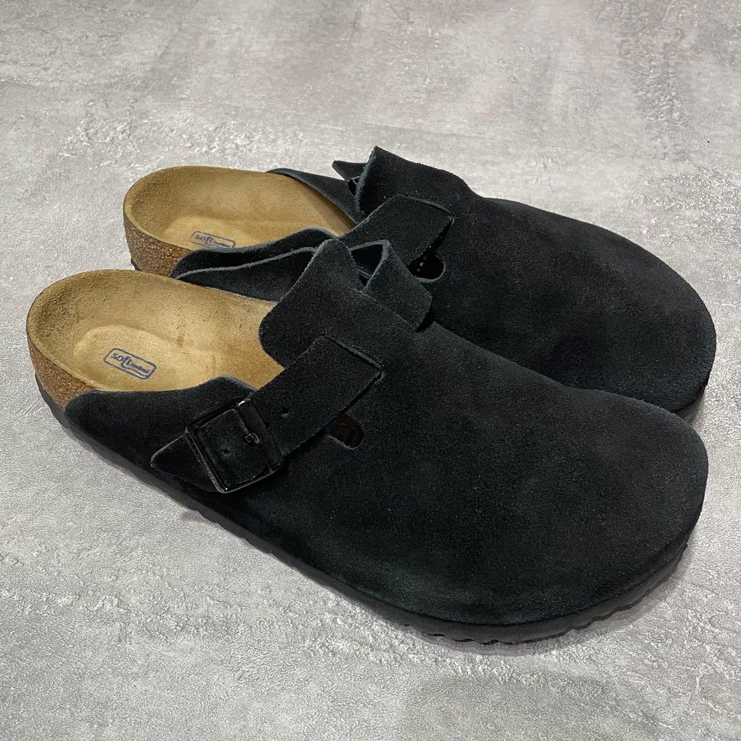 ビルケンシュトック/ ボストン スエードレザー ブラック　42