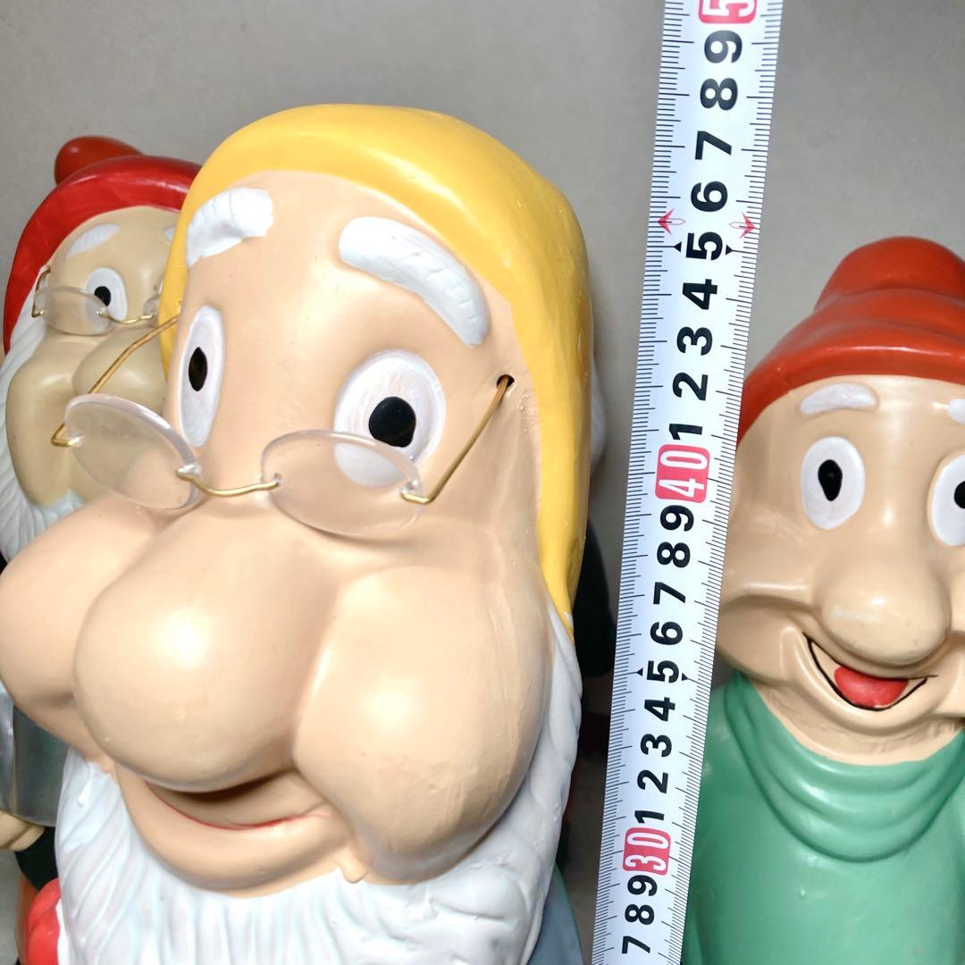 【高さ45cm✨】イルミ 七人の小人 オブジェ 陶器製 置物 7体セット 7人