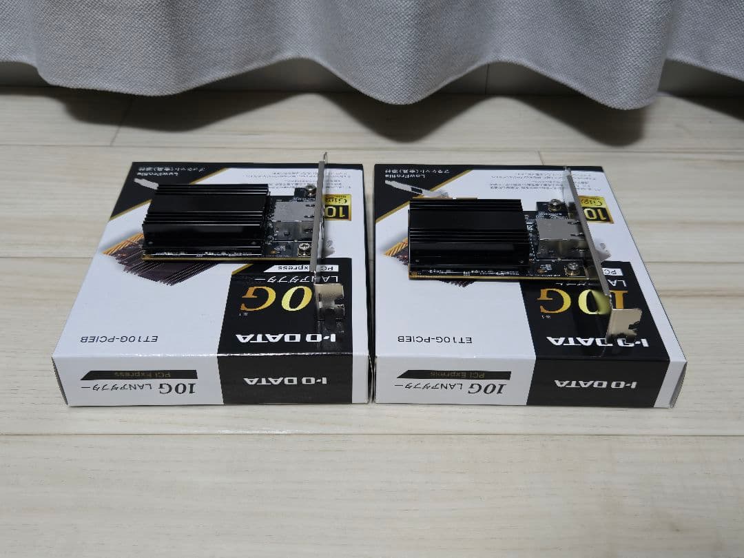 IO-DATA ET10G-PCIEB x2個