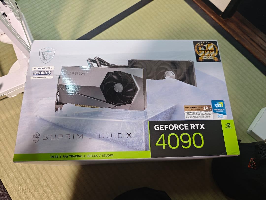グラフィックボード・グラボ・ビデオカード MSI GeForce RTX4090 SUPRIM LIQUID X 24G