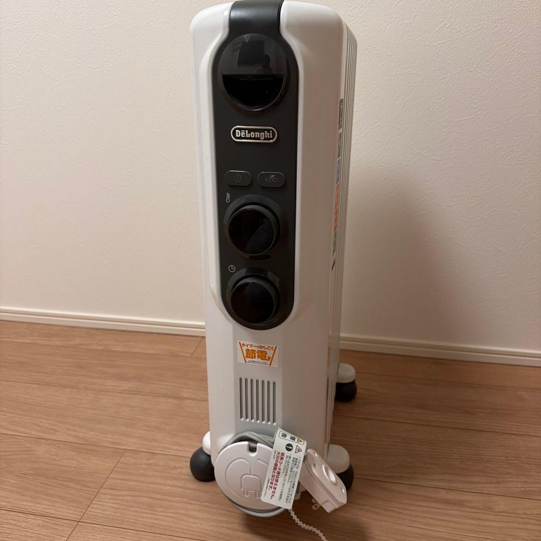 【美品】DeLonghi オイルヒーター ホワイト