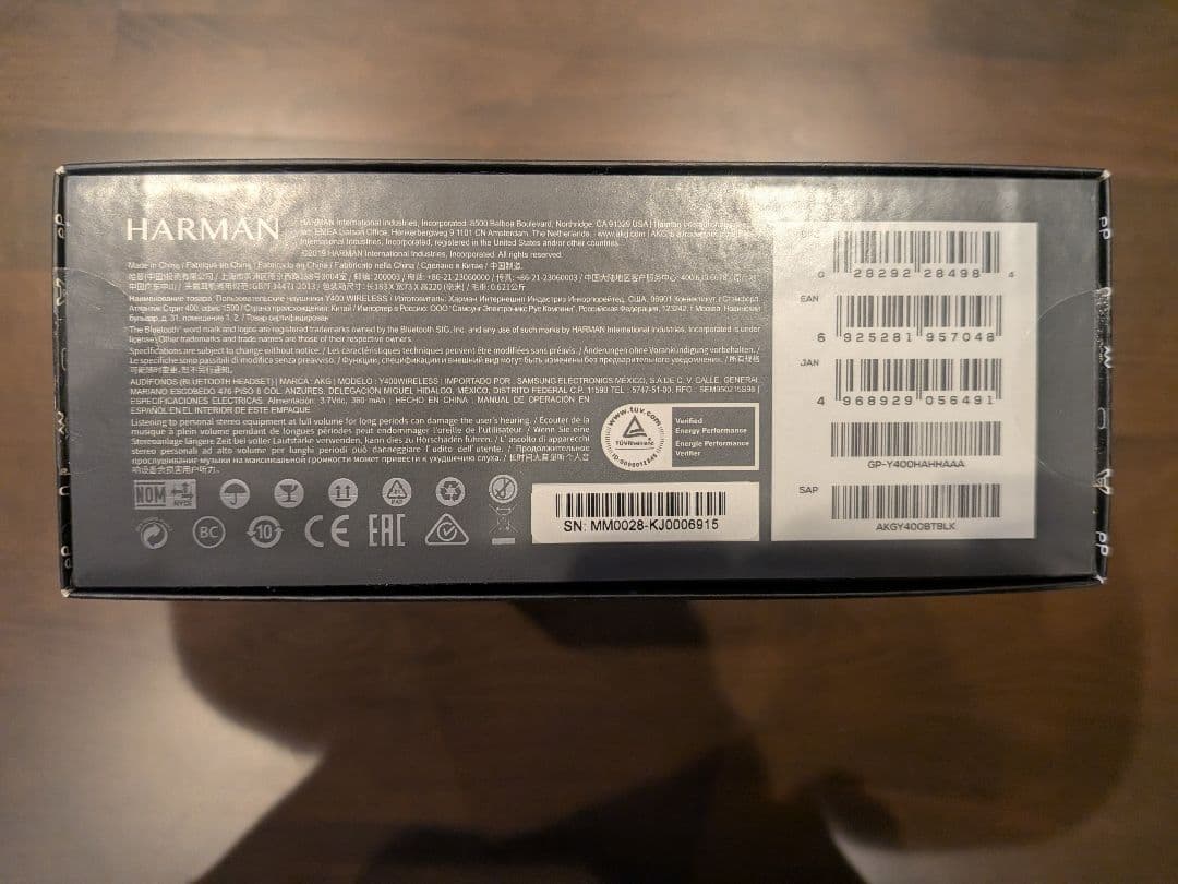 【新品未開封】AKG Y400 WIRELESS ワイヤレスヘッドホン ブラック