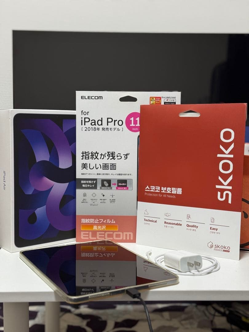 KGB様　美品 iPad Air M1(第5世代)パープル 64GB Wi-Fi