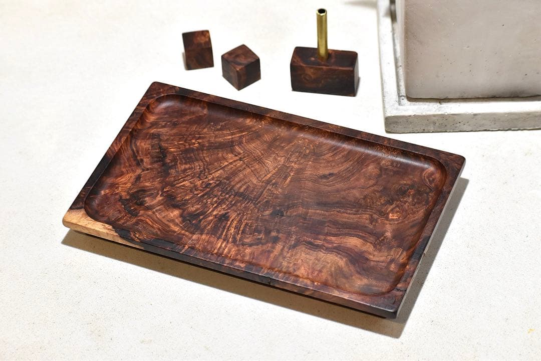 No.384ホンジュラス・ローズウッド瘤のトレー