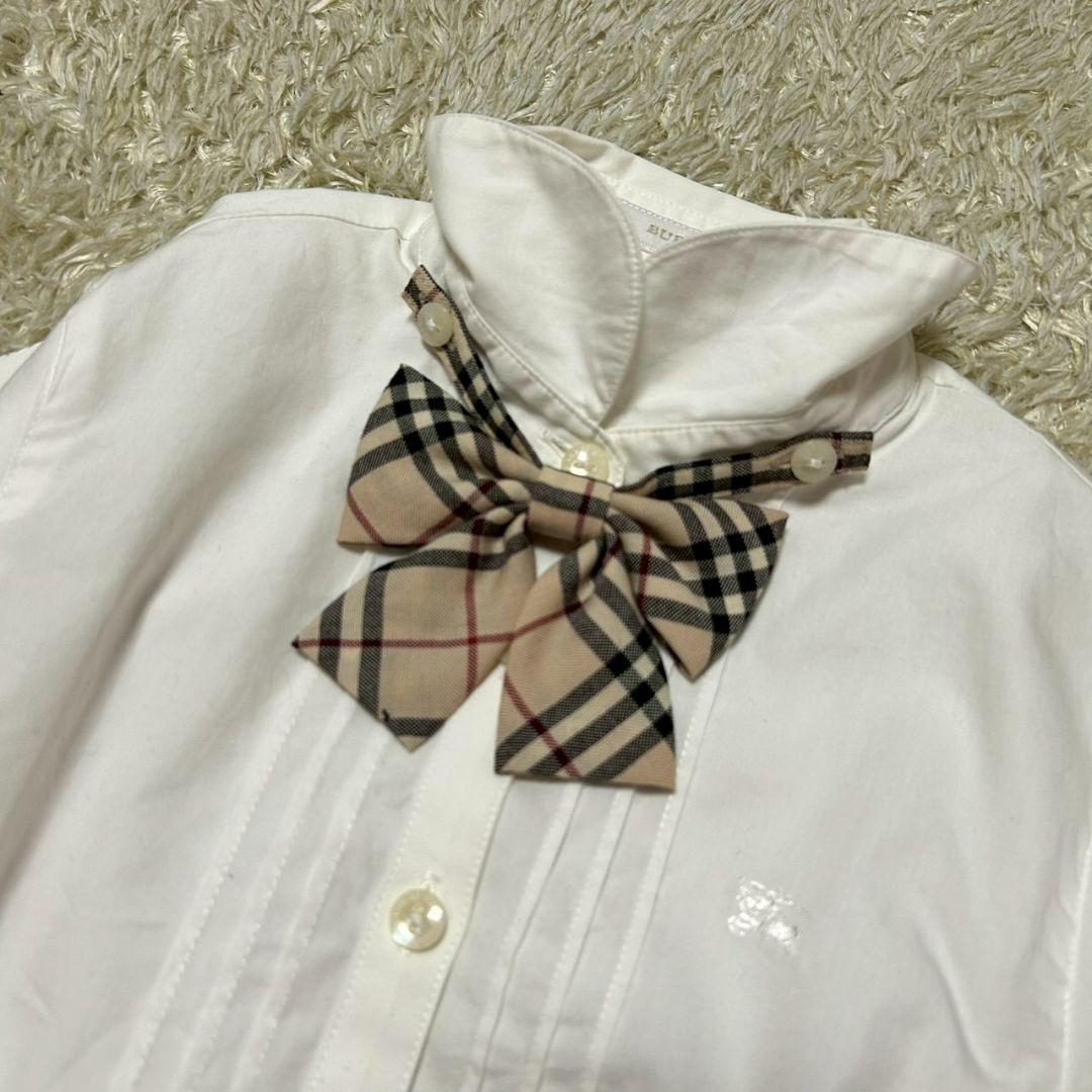 【美品】バーバリーロンドン　子供用　フォーマル　女の子　ブレザー シャツ リボン