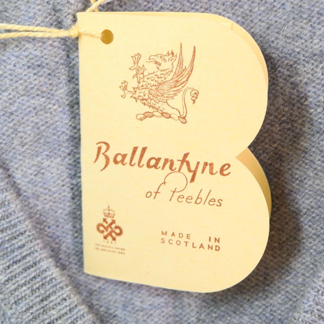 【旧タグ】Ballantyne カシミヤ100% Vネックセーター