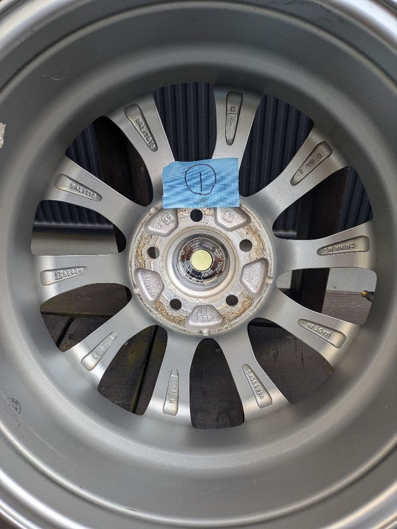 16インチ アルミホイール 5H PCD 100 分割出品①