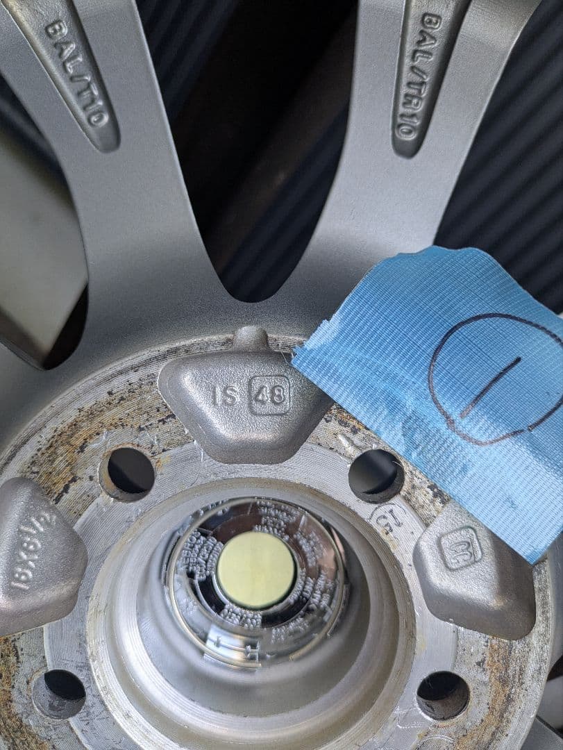 16インチ アルミホイール 5H PCD 100 分割出品①