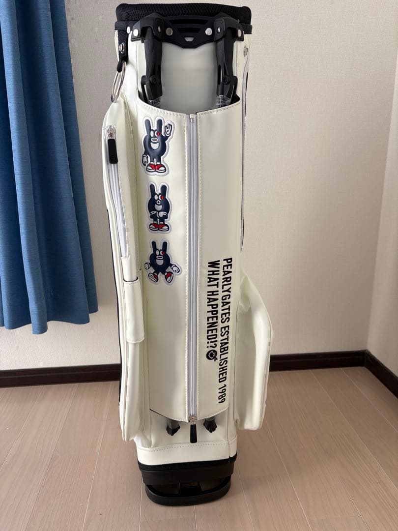 PEARLY GATES キャディバッグ ホワイト