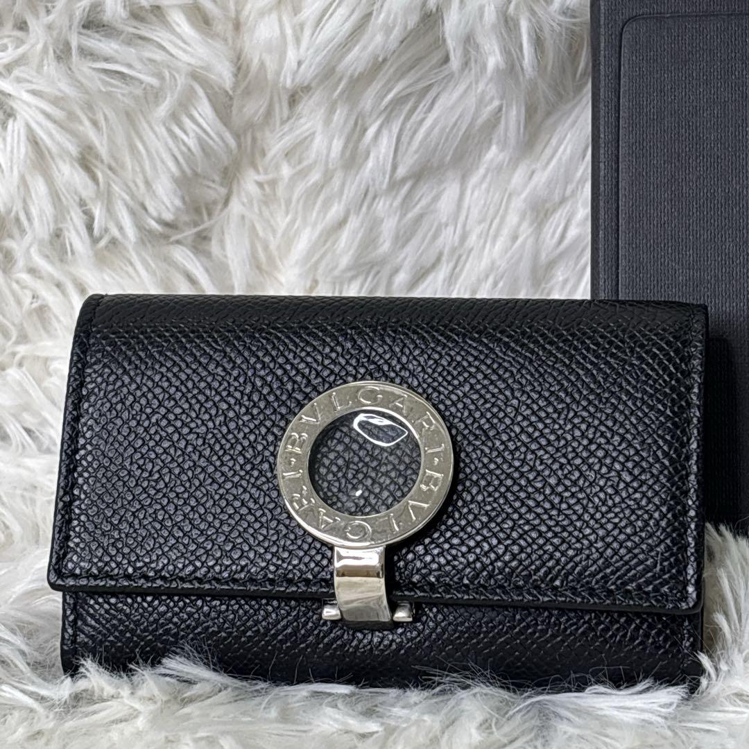 BVLGARI ブルガリブルガリ　6連 レザー キーケース　メンズ　レディース