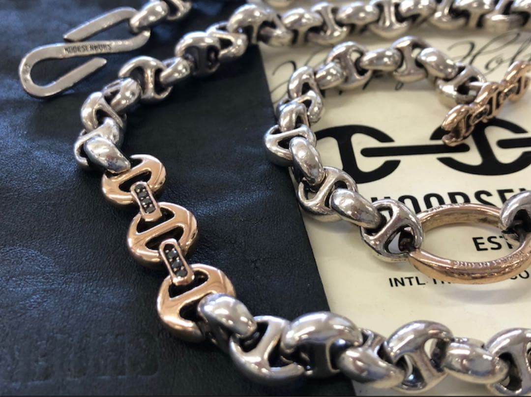 専用HOORSENBUHSホーセンブース ウォレットチェーン18ROSEGOLD