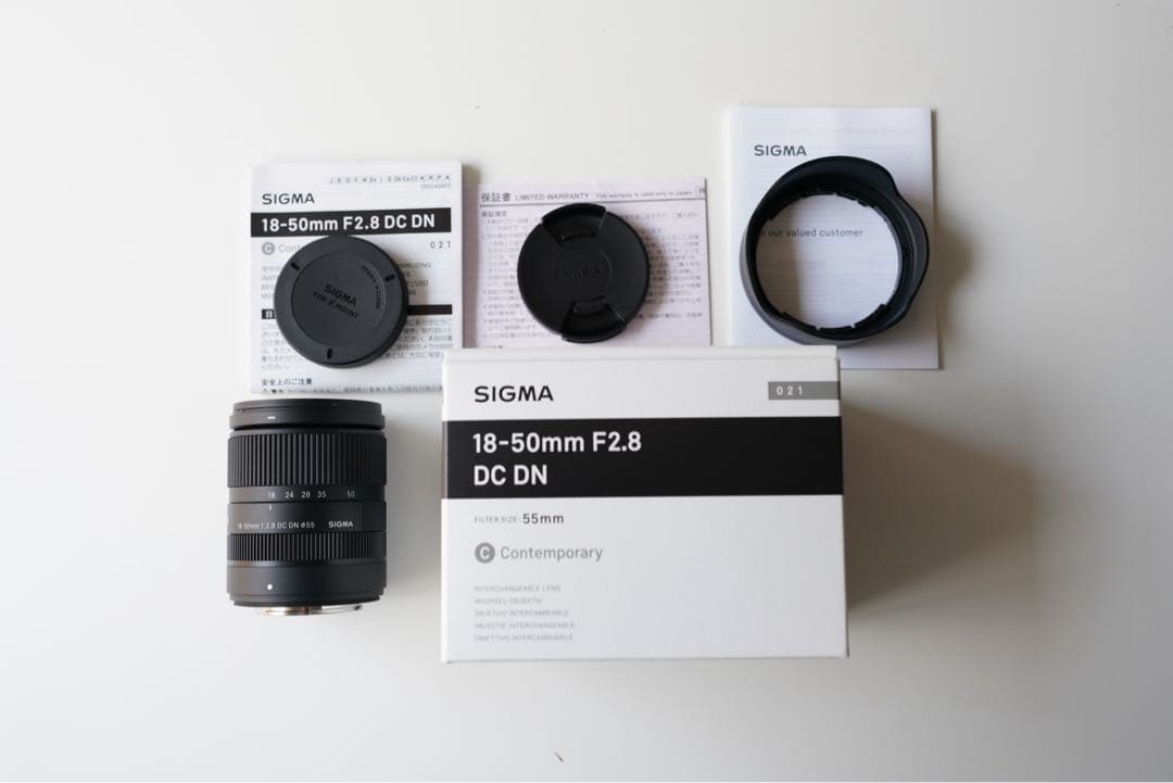 【保証期間内】SIGMA 18-50mm F2.8 DC DN Xマウント