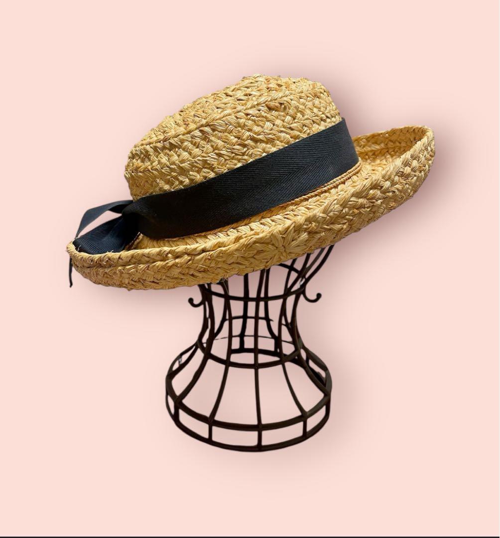 ヘレン カミンスキー/H.KAMINSKI ラフィアハット 麦わら帽子カンカン帽