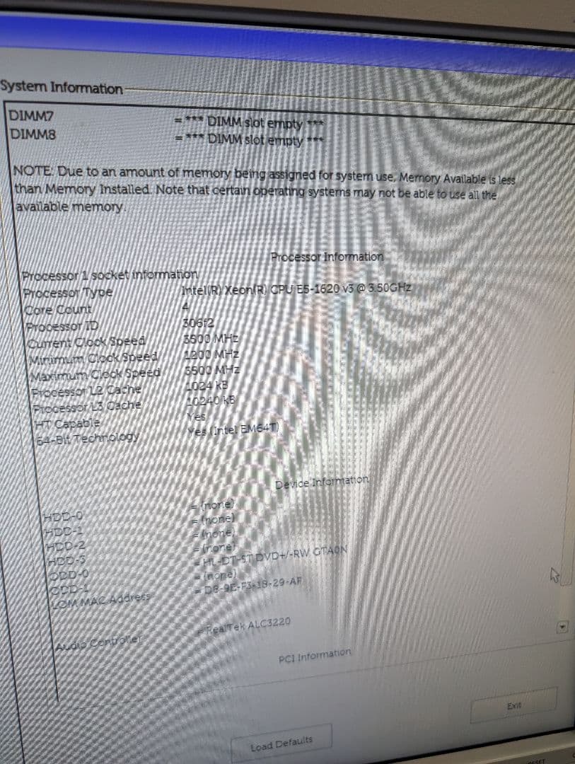 DELL Precision T5810 【OS・SSD無し】