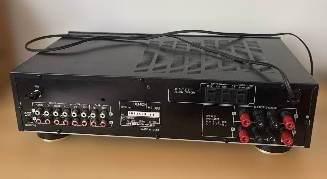 【貴重品❗️】大阪逸品館改造版名機DENON PMA-390 ステレオアンプ