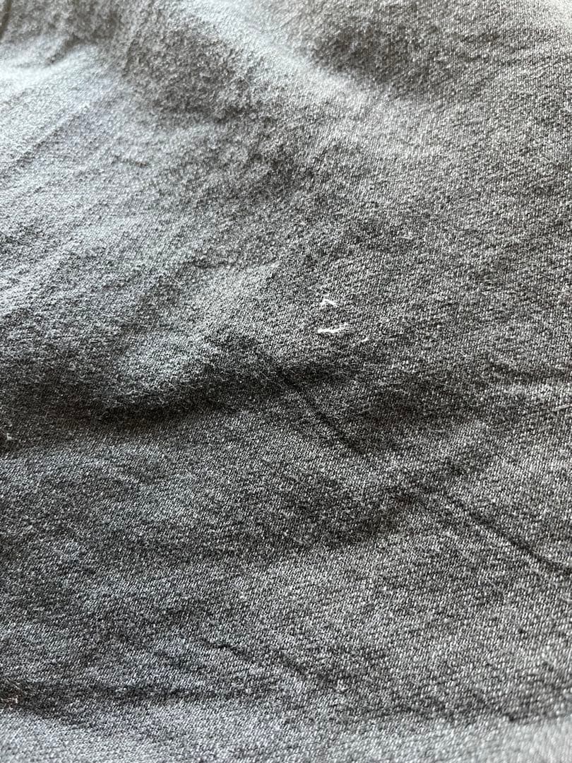 タマキニイメ　USED BLACK denim タルンパンツ　ブラック