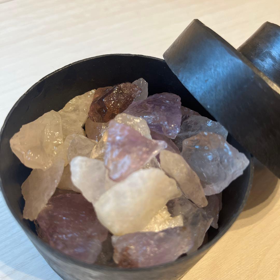 MADetLEN ポットポプリ 天然石ローズmini