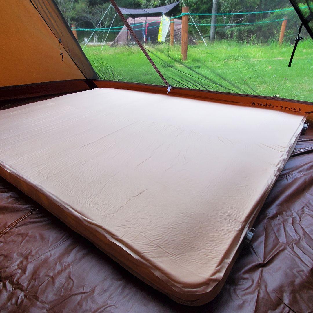 キャンプ　マットレス　ダブルサイズ