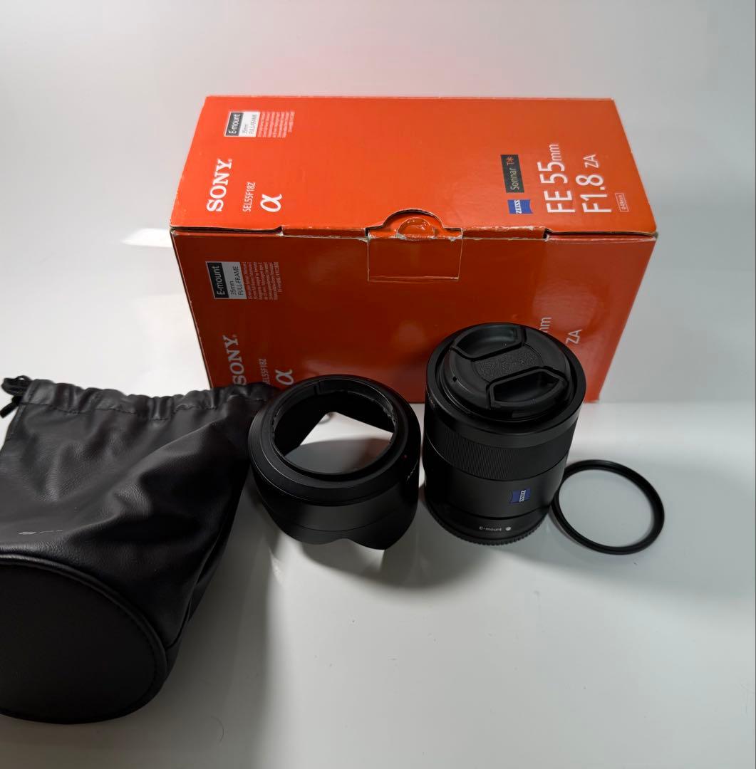 美品 ソニー SONY Sonnar T* FE 55mm F1.8 ZA