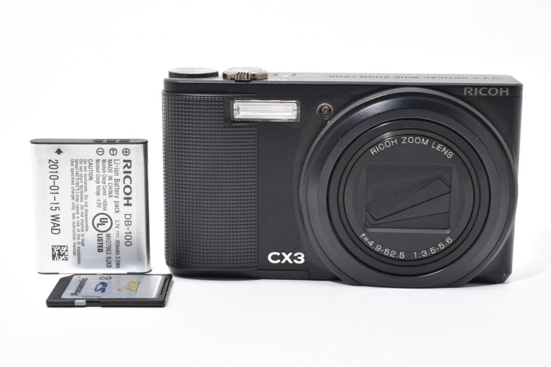 動作確認済 RICOH CX3 リコー コンパクトデジタルカメラ#966