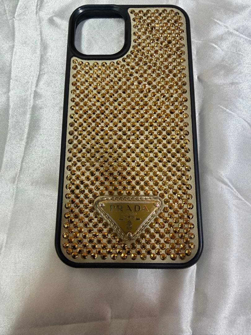 PRADA ストーン装飾 iPhoneケース13