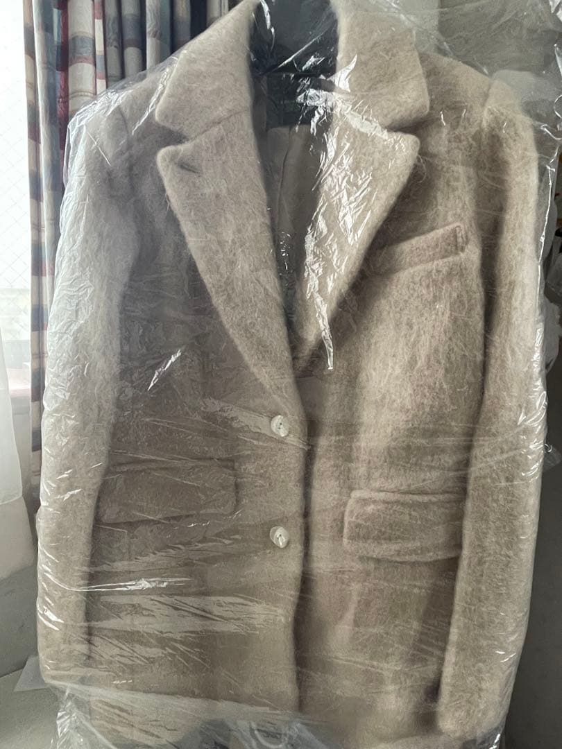 【ai】ánuans モヘアシャギーテーラードジャケット