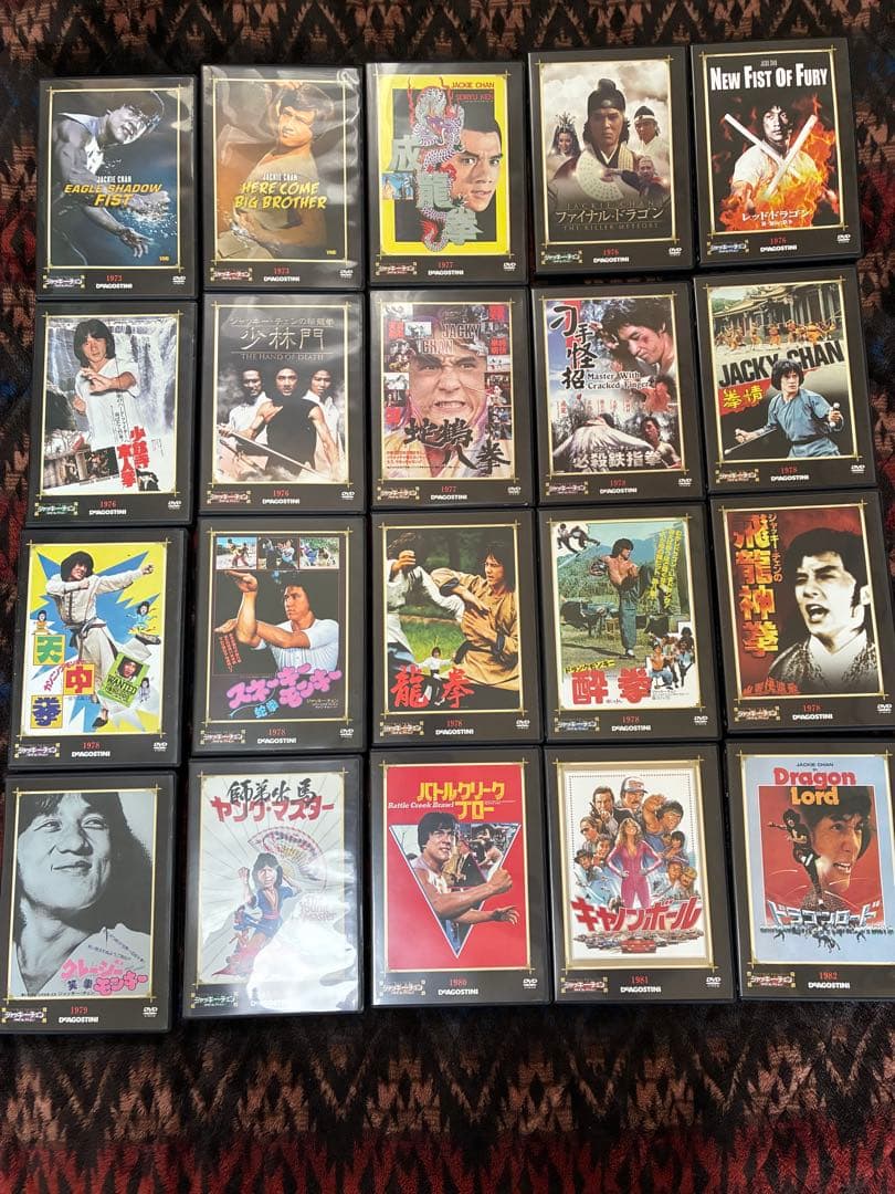 ジャッキーチェン　DVDコレクション 1973〜2015年 63巻
