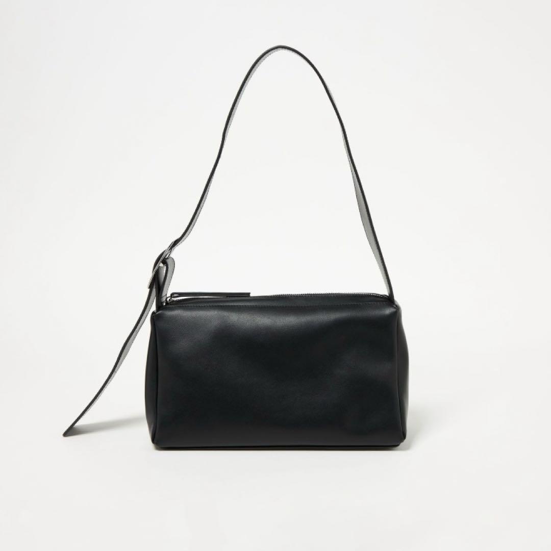 BEAUTY＆YOUTH スクウェア ビックバックルショルダーバッグ