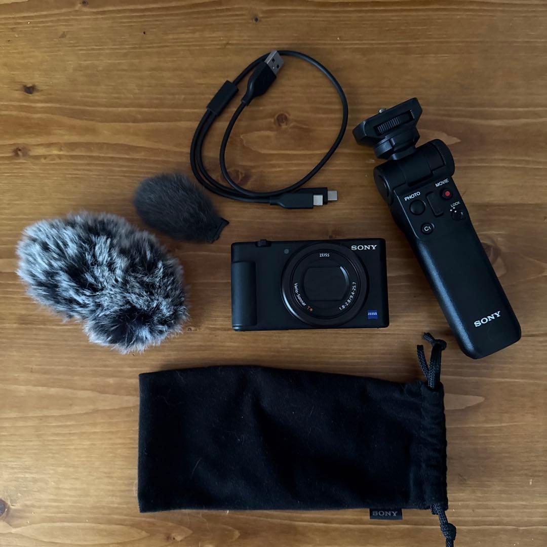 SONY ZV-1 シューティンググリップ付き