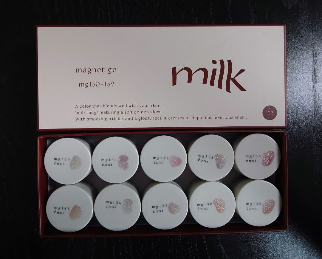 enoi milk magnet gel mg130-139 10色セット